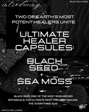 Load image into Gallery viewer, ULTIMATE HEALER: BLACK SEED +SEA MOSS CAPSULES