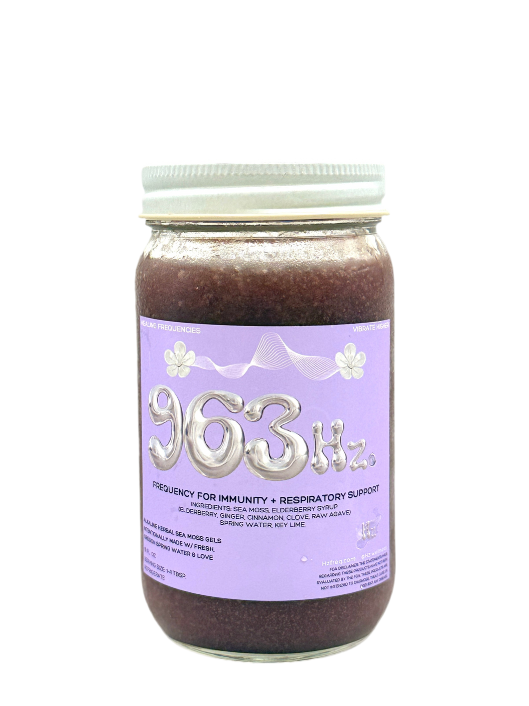 963Hz immunity + respiratory sea moss gel
