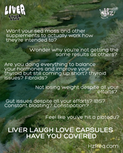 Load image into Gallery viewer, LIVER laugh love capsules
