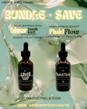 Load image into Gallery viewer, Liver, Laugh, love + Fluid flow Tincture bundle:
