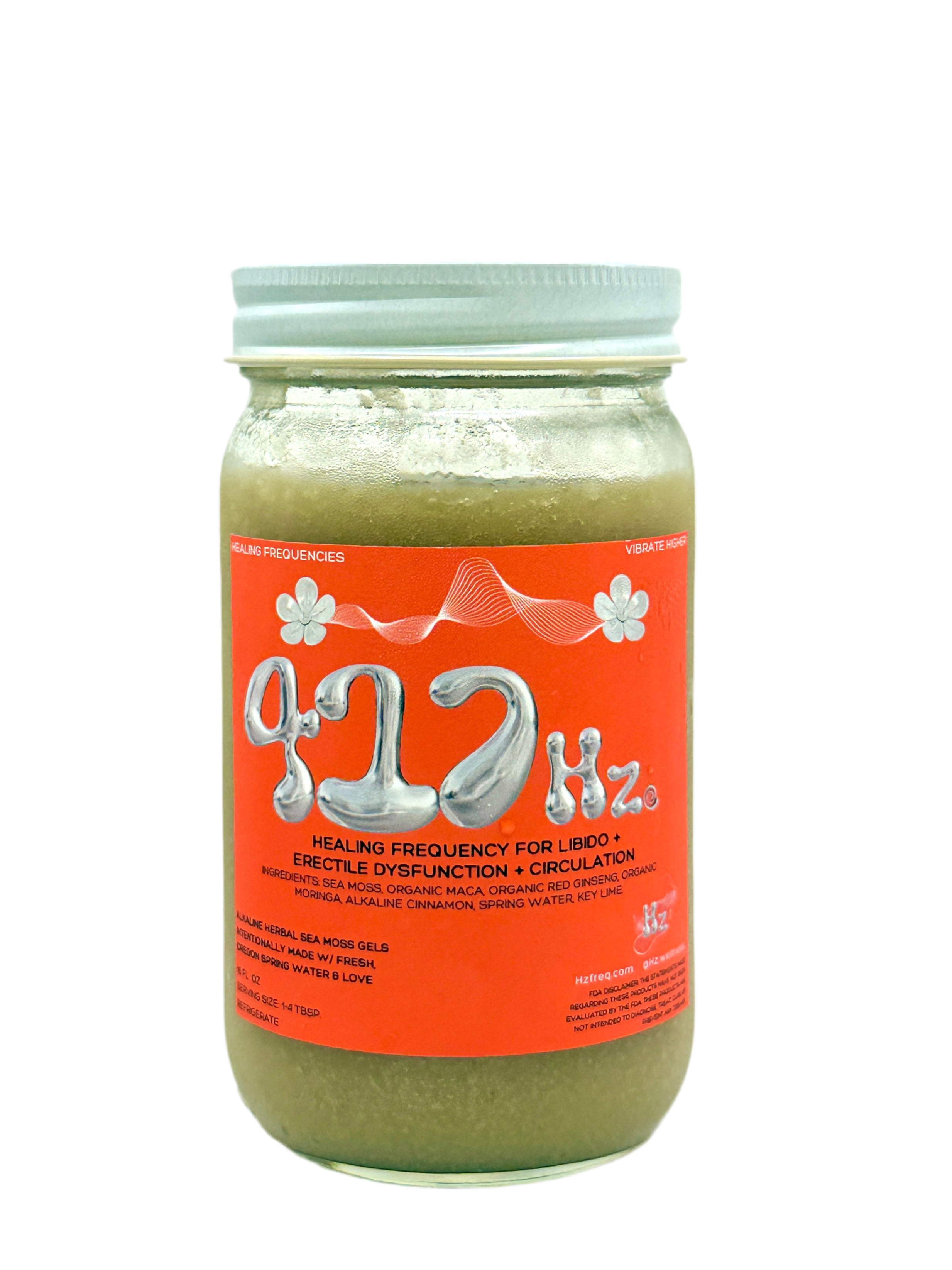 417Hz libido, ED, + circulation sea moss gel – Hz Wellness