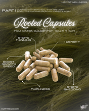 Load image into Gallery viewer, HAIR HABITAT COLLECTION: 2 Rooted Capsules + Bloom Tea
