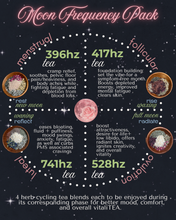 Load image into Gallery viewer, Moon Frequency Pack: cycle syncing herbal tea blends
