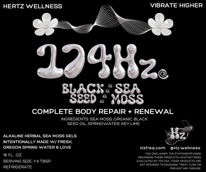 174hz: BLACK SEED SEA MOSS GEL