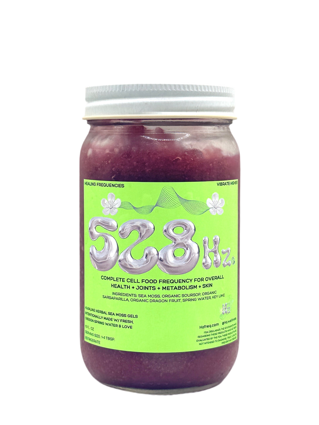 528Hz cell-food + weight management sea moss gel